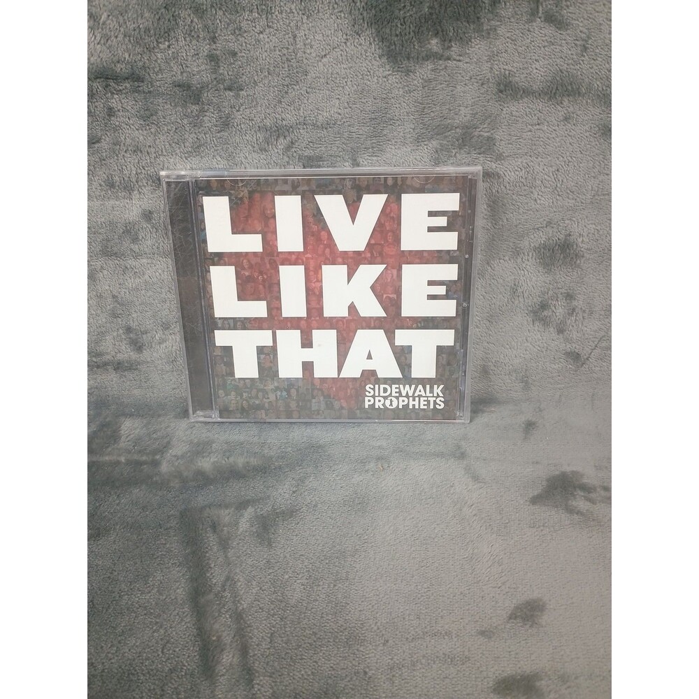 Live Like That - Audio CD By Sidewalk Prophets - New